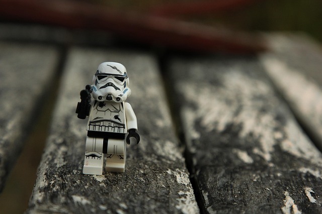 Stormtrooper Lego toy banner