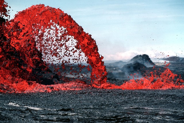 Volcanic eruption in Hawaii